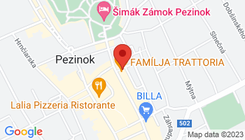 Google map: M. R. Štefánika 30 Pezinok